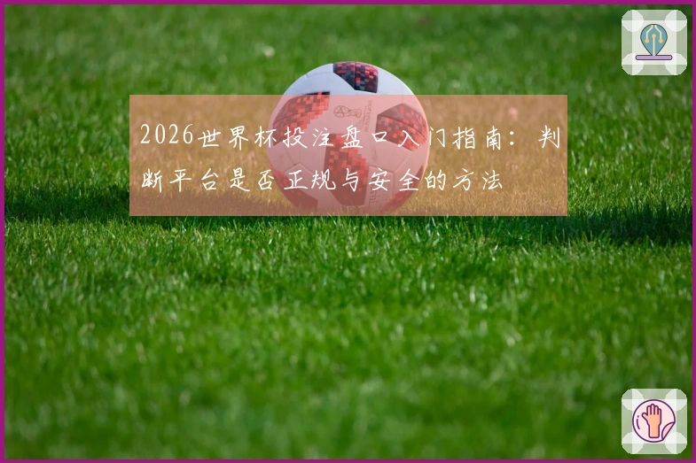2026世界杯投注盘口入门指南：判断平台是否正规与安全的方法